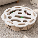 Cat Puzzle Maze Felt With Bell Ball Included