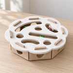 Cat Puzzle Maze Felt With Bell Ball Included