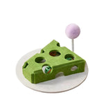 Cat Puzzle Toy Felt Hidden Pockets & Dangling Toys