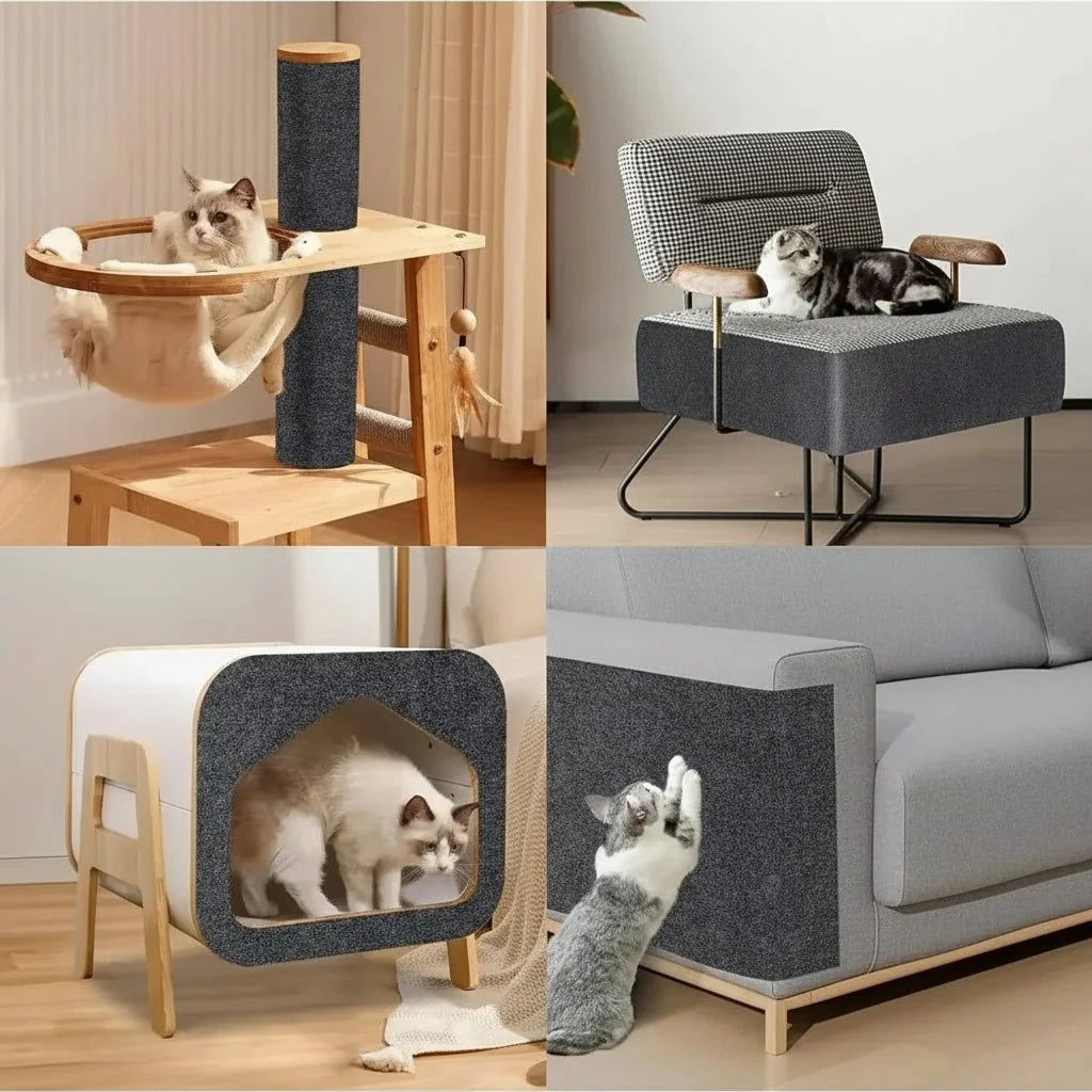 Cat Scratch Protection Panel Self-Adhesive Residue-Free