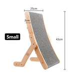 Cat Scratcher Bed Curved Wooden Lounge