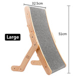 Cat Scratcher Bed Curved Wooden Lounge