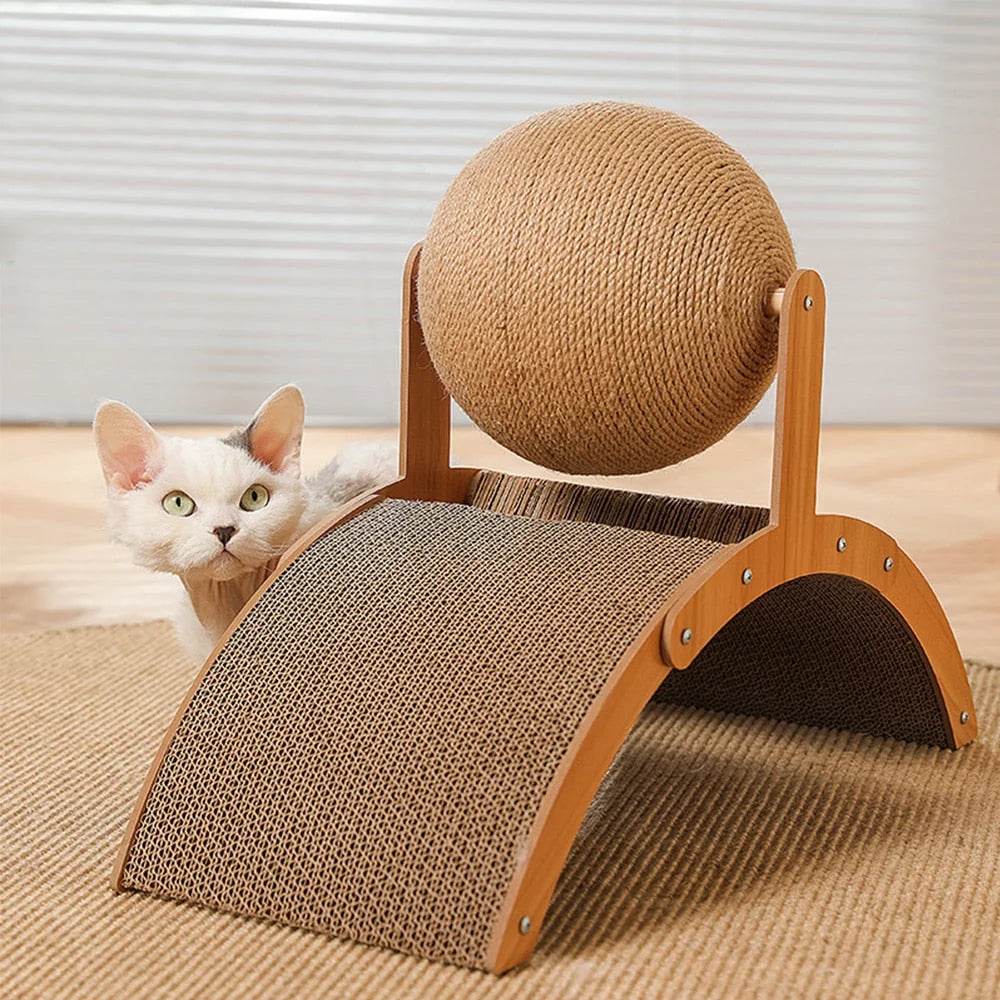 Cat Scratcher Board Wooden Play & Lounge