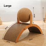 Cat Scratcher Board Wooden Play & Lounge