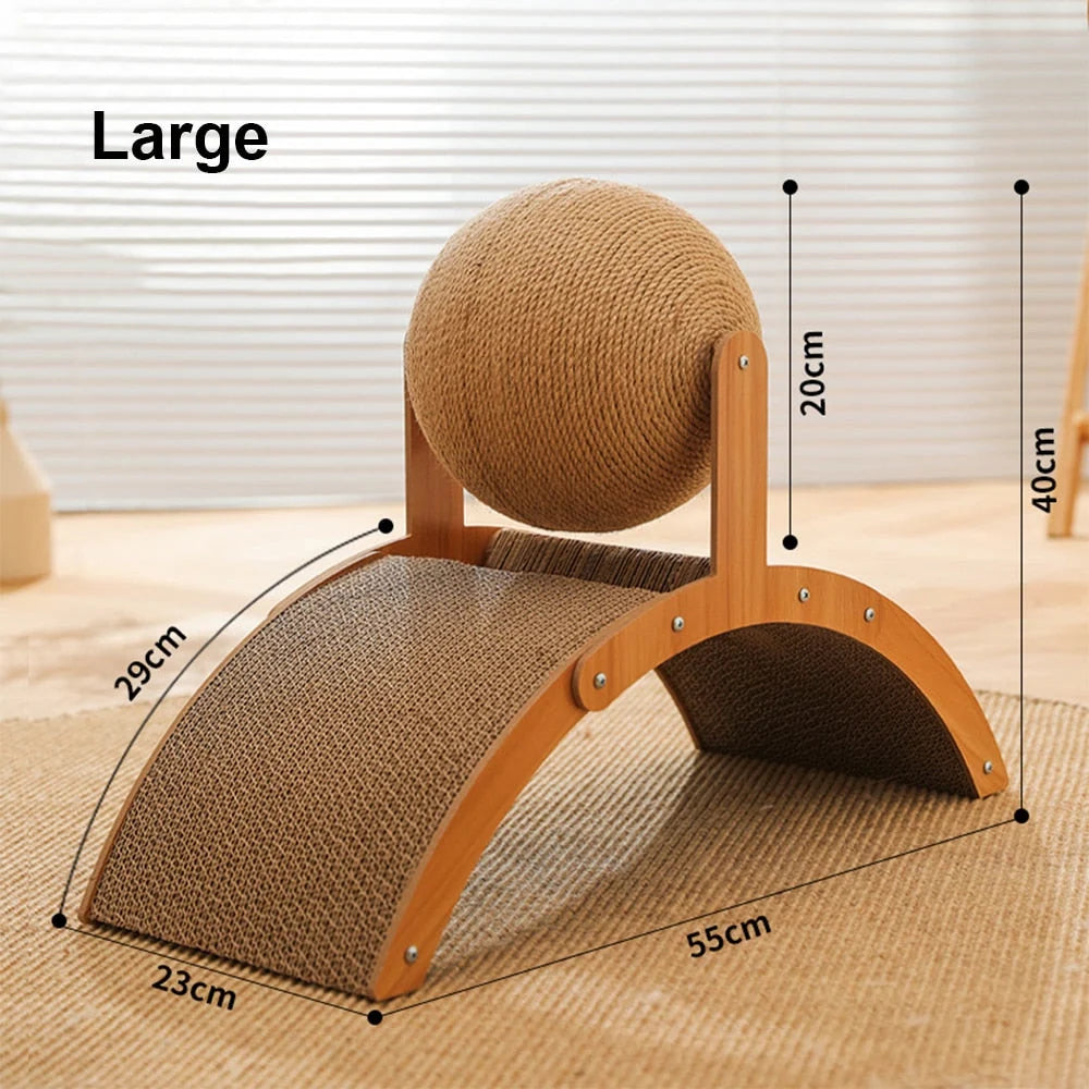 Cat Scratcher Board Wooden Play & Lounge