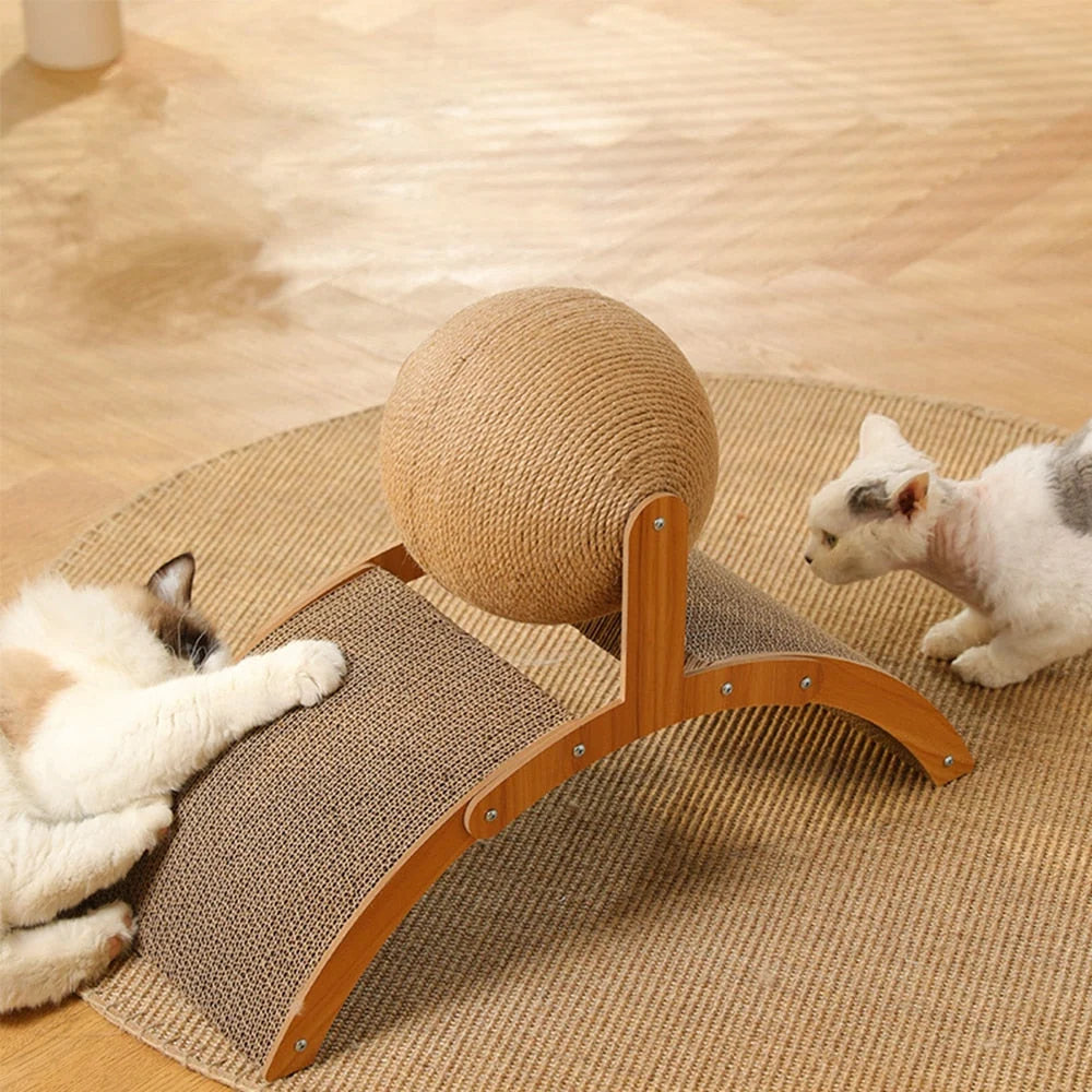 Cat Scratcher Board Wooden Play & Lounge