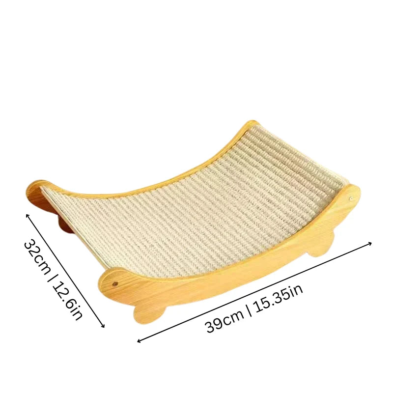Cat Scratcher Lounge Durable Cardboard Protects Furniture