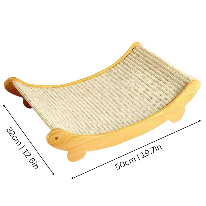Cat Scratcher Lounge Durable Cardboard Protects Furniture