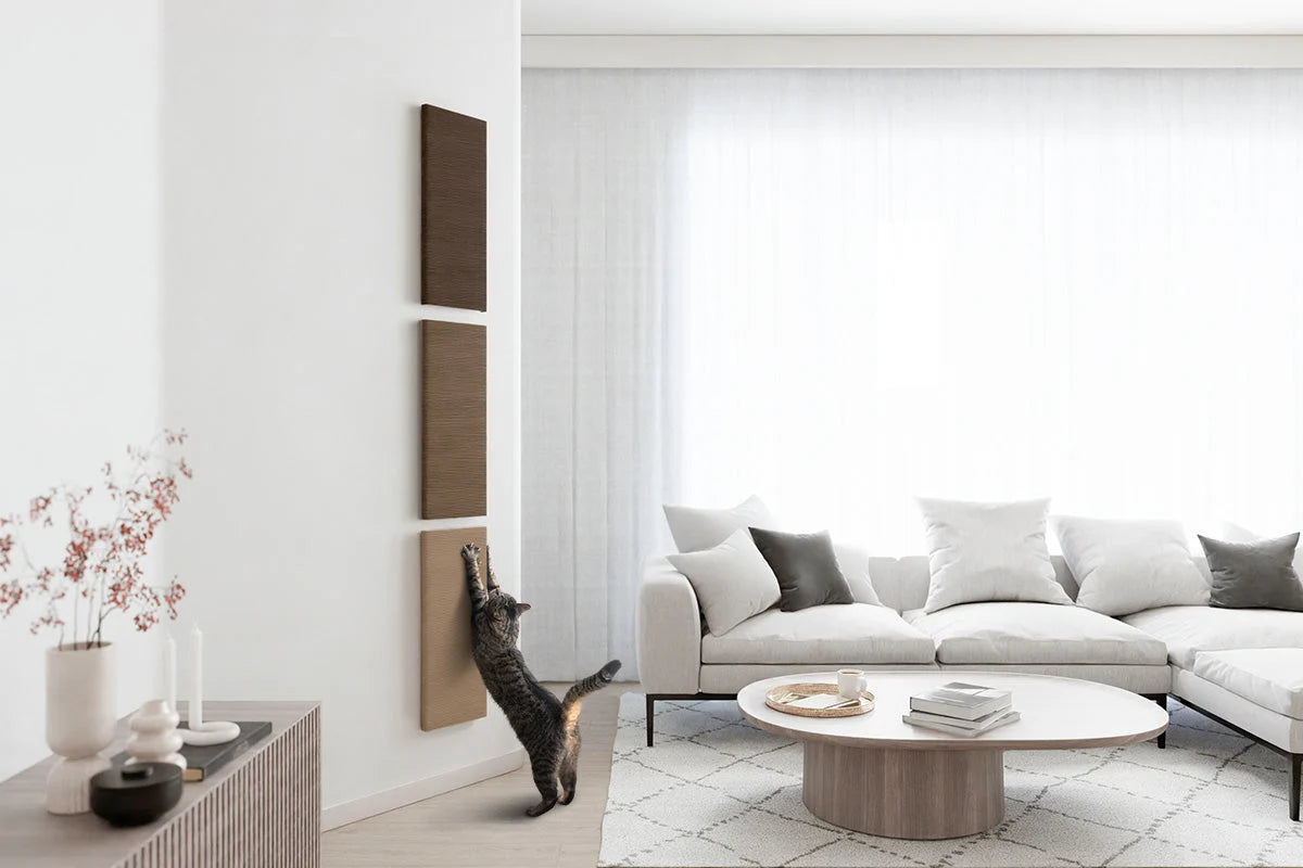 Cat Scratcher Wall-Mounted Modular Textured Surface