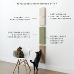 Cat Scratcher Wall-Mounted Modular Textured Surface