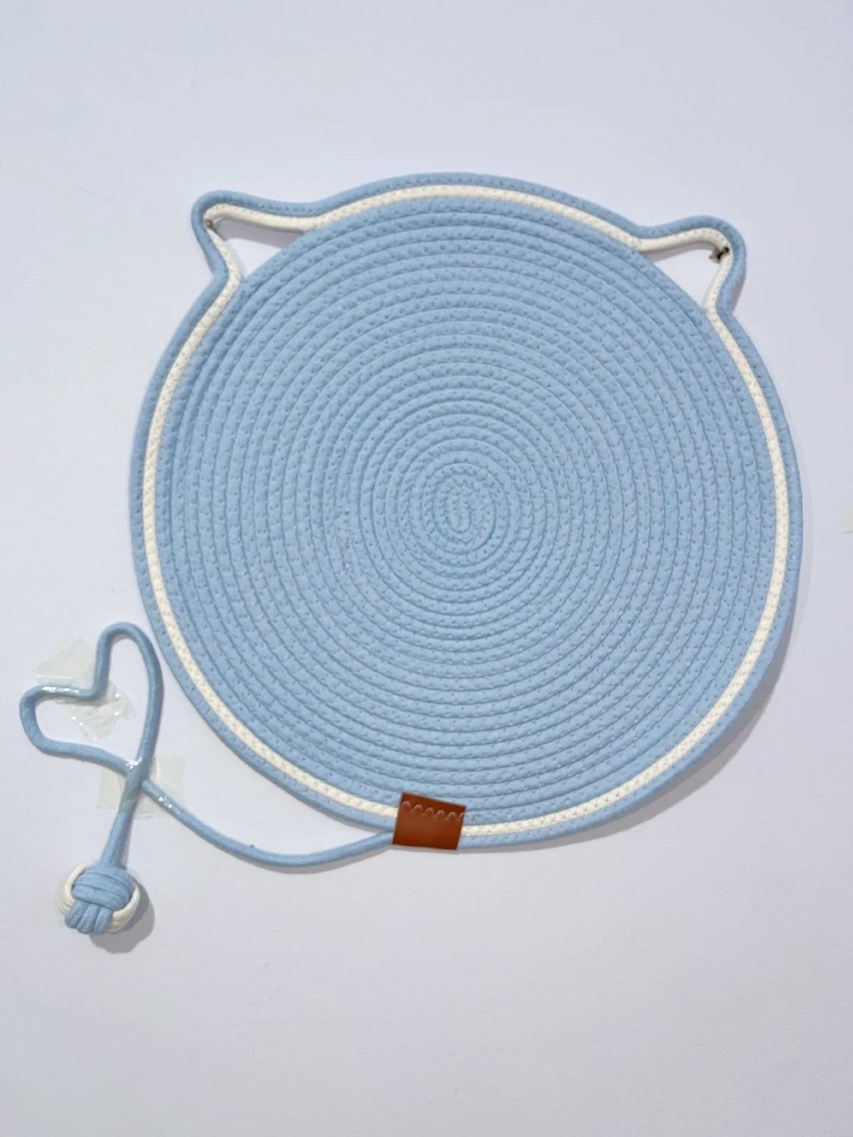 Cat Scratching Mat Natural Sisal Double-Sided Dangling Toy