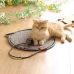 Cat Scratching Mat Natural Sisal Double-Sided Dangling Toy