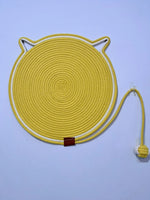 Cat Scratching Mat Reversible Sisal With Dangling Toy
