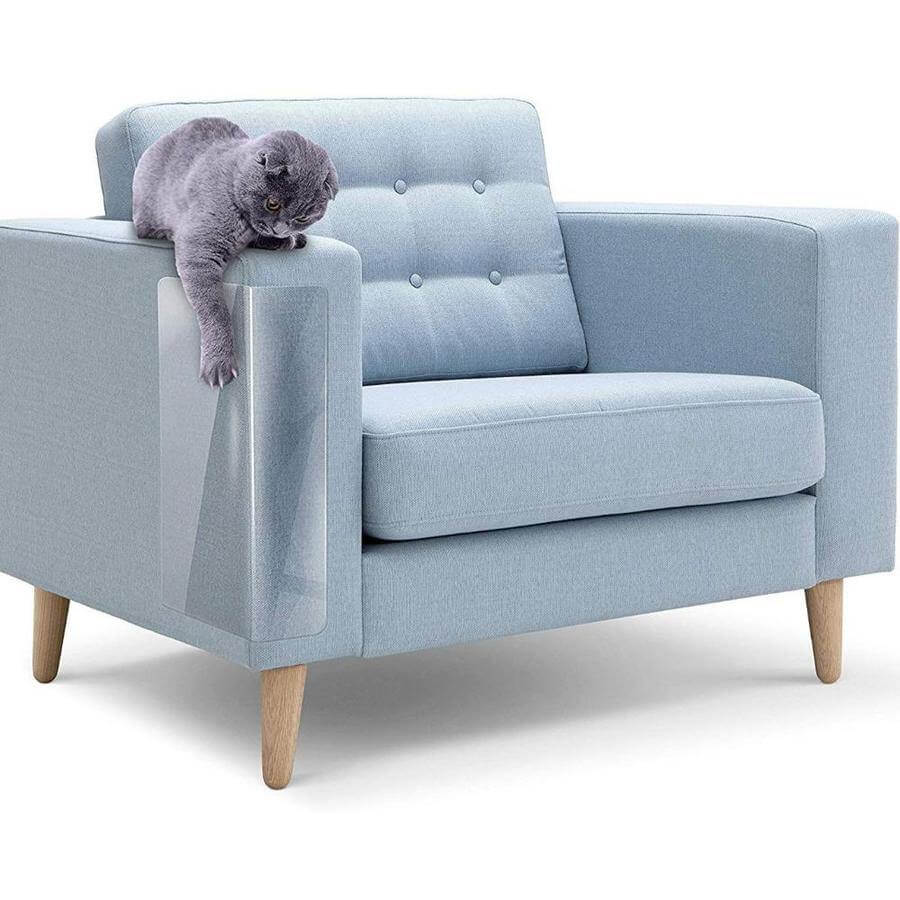 Cat Sofa Scratch Protector Clear Flexible Vinyl
