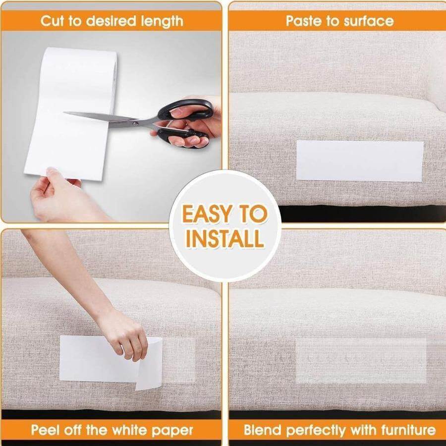 Cat Sofa Scratch Protector Clear Flexible Vinyl