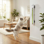 Cat Teaser Toy Automatic Moving Ropes Rechargeable Suction Mount