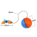 Cat Toy Automatic Erratic Movement Feather Attachment
