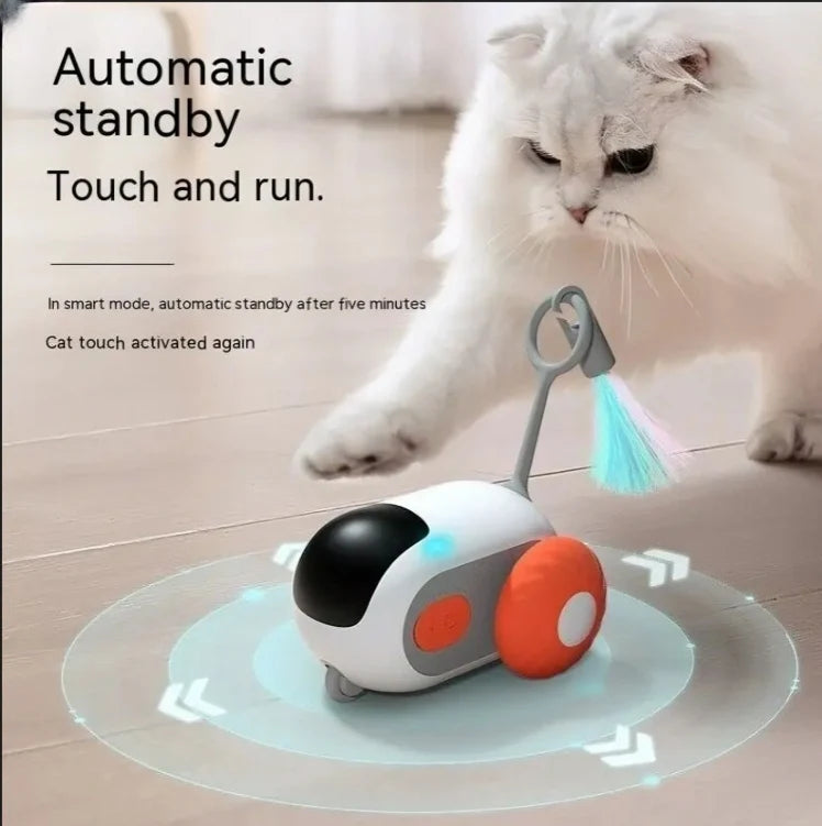 Cat Toy Car Interactive Blinking Light