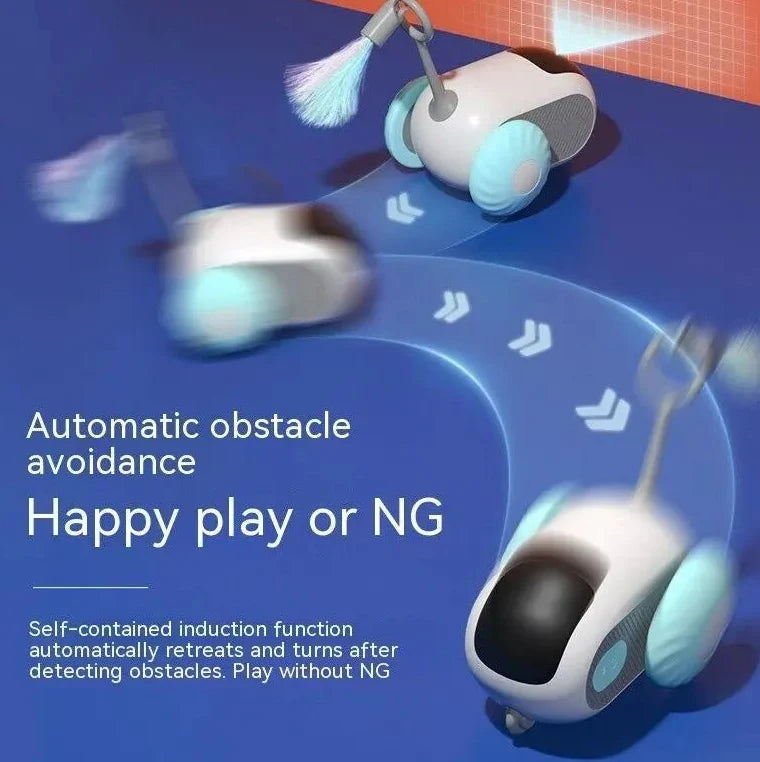 Cat Toy Car Interactive Blinking Light