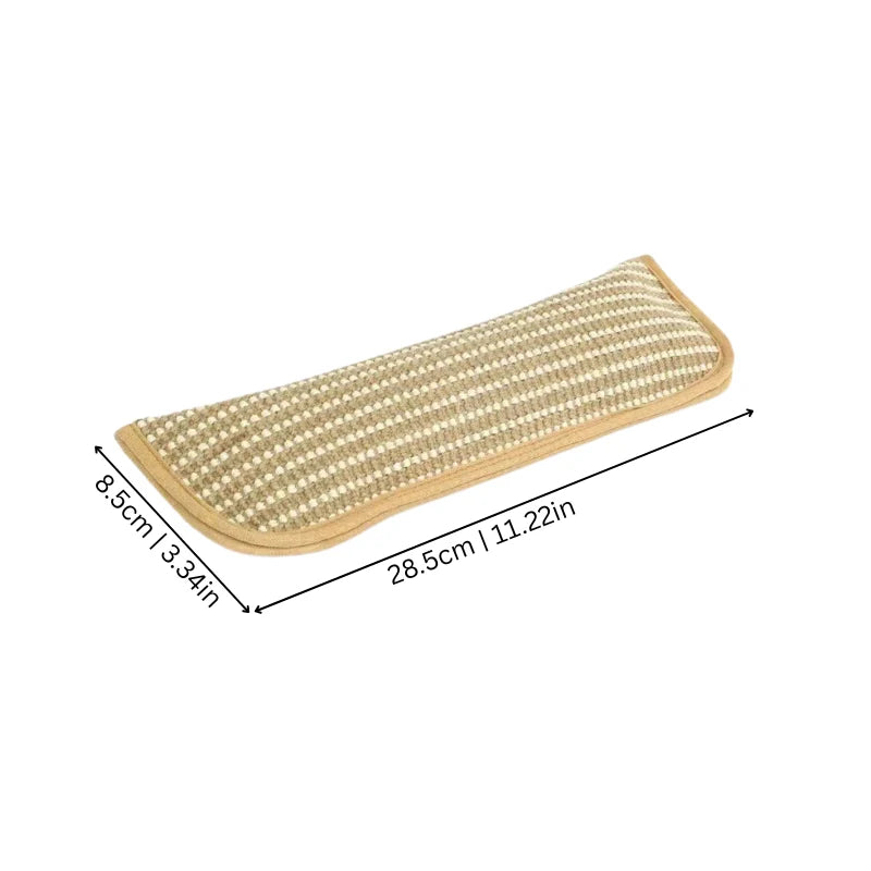 Cat Toy Catnip-Infused Plush Scratch Pillow