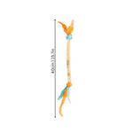 Cat Toy Interactive Feather Teaser Bell & Catnip 3-Pack