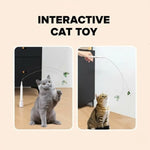 Cat Toy Interactive Rotating Butterfly Prey Simulation