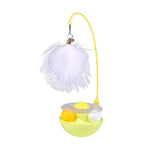 Cat Toy Motion-Powered Feather Top & Rolling Balls