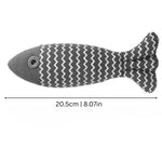 Cat Toy Set Fish-Shaped Catnip-Filled 3-Pack