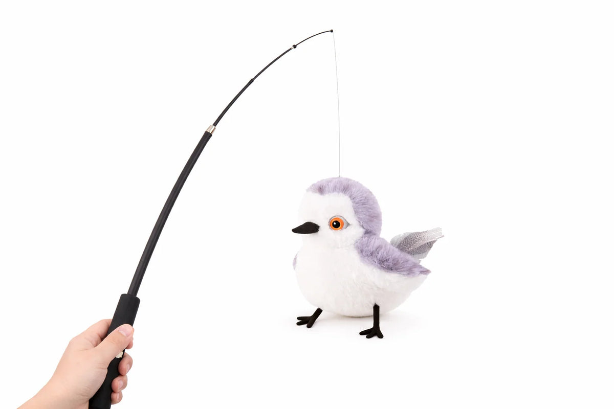 Cat Toy Touch-Activated Flapping Bird With Catnip