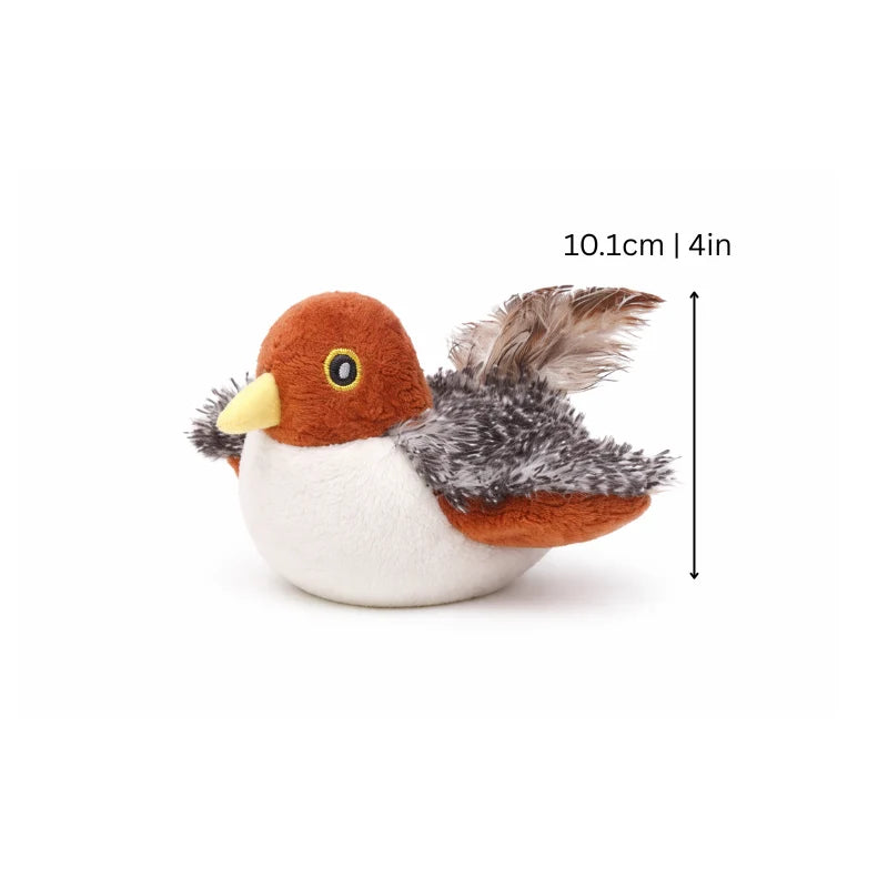 Cat Toy Touch-Activated Flapping Bird With Catnip