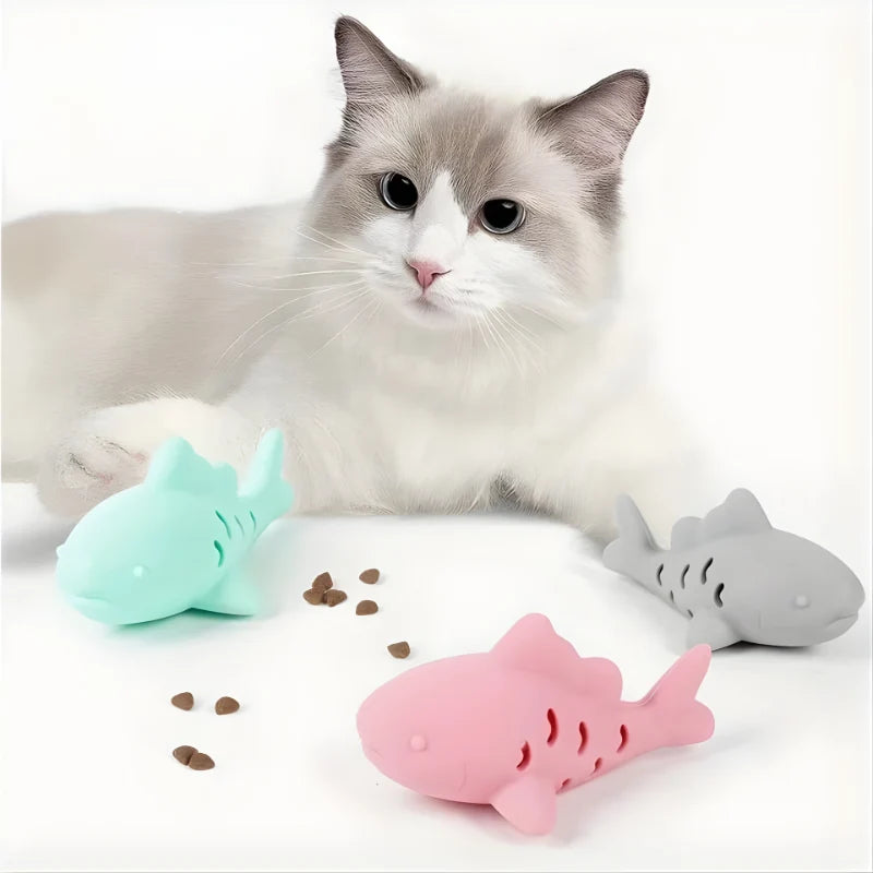 Cat Toy Treat-Dispensing Silicone 3-Pack