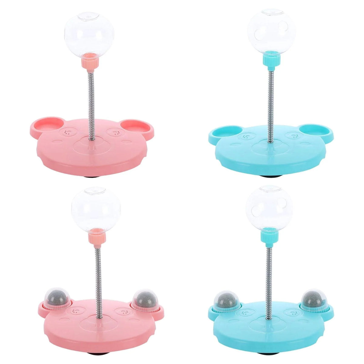 Cat Treat Dispenser Toy Interactive Suction Cup Base