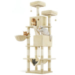 Cat Tree 2m Tall Plush Platforms 13 Sisal Posts