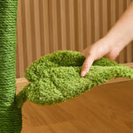 Cat Tree Flower-Shaped Plush Nest & Sisal Scratching Posts