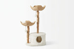 Cat Tree Natural Branches Woven Baskets & Cozy Cave