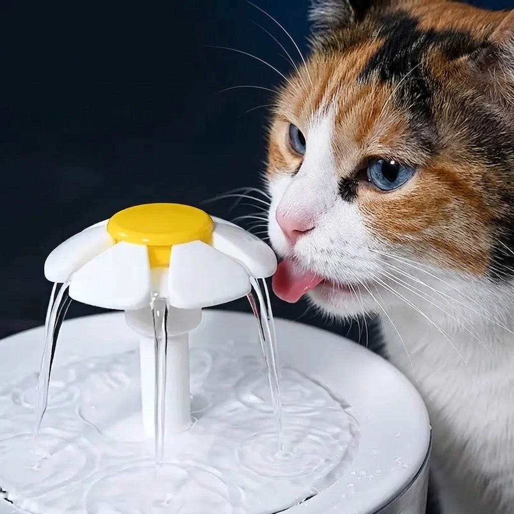Cat Water Fountain USB-Powered Three Flow Modes 23.7 Oz Capacity