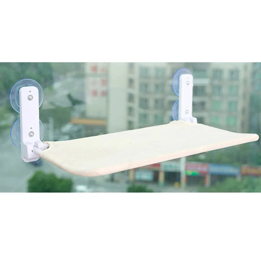 Cat Window Bed Foldable Suction Cups Plush Cushion