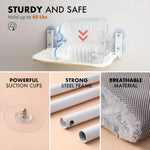Cat Window Bed Foldable Suction Cups Plush Cushion