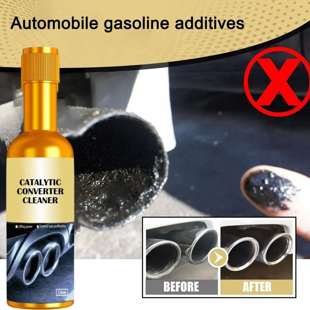 Catalytic Converter Cleaner Pour-In Fuel Additive 4 Fl Oz