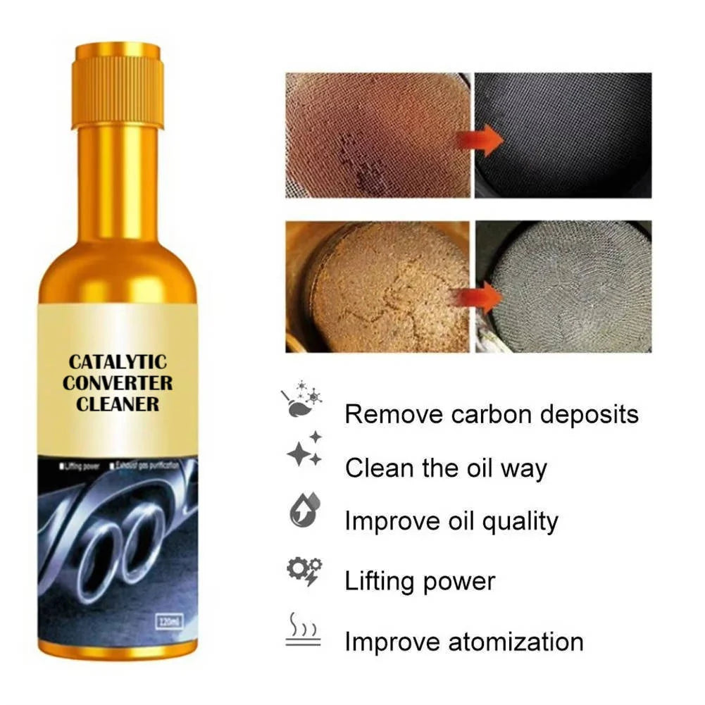 Catalytic Converter Cleaner Pour-In Fuel Additive 4 Fl Oz