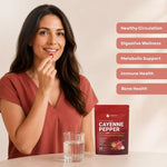 Cayenne Pepper Supplement Botanical Softgels Metabolism Support