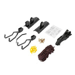 Ceiling Bike Hoist Pulley Lift Coated Hooks & Strap