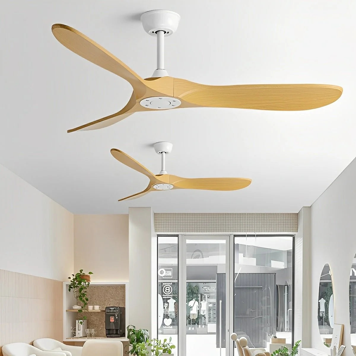 Ceiling Fan Quiet Energy-Efficient DC Motor Reversible Airflow