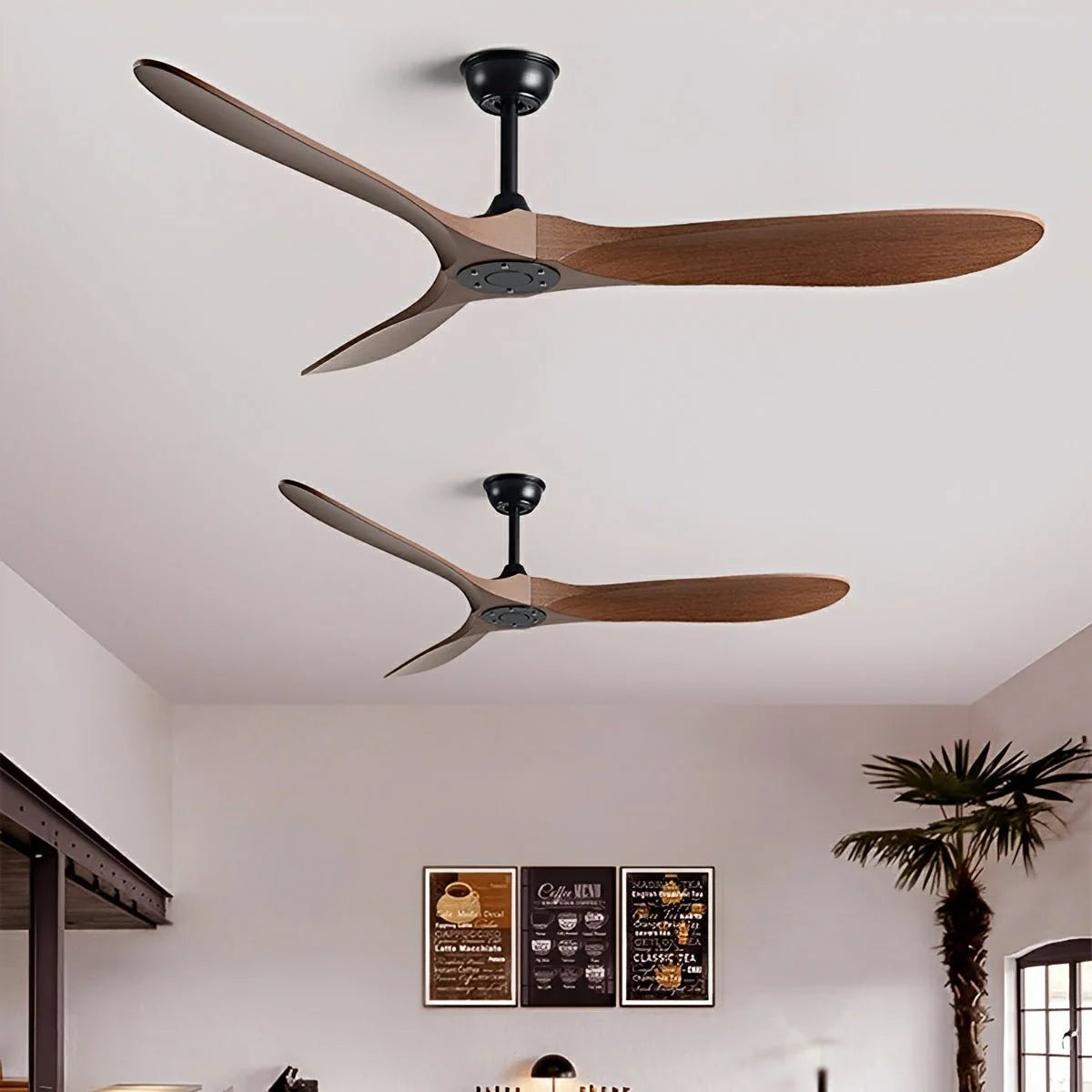 Ceiling Fan Quiet Energy-Efficient DC Motor Reversible Airflow