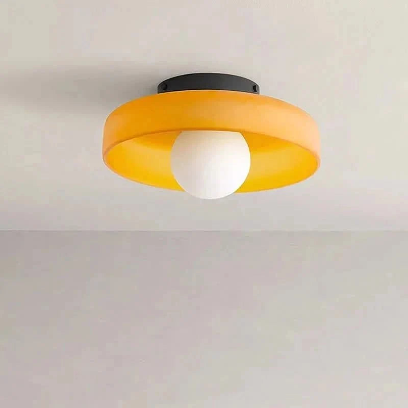 Ceiling Lamp Glass Nordic Design LED-Compatible Warm Light