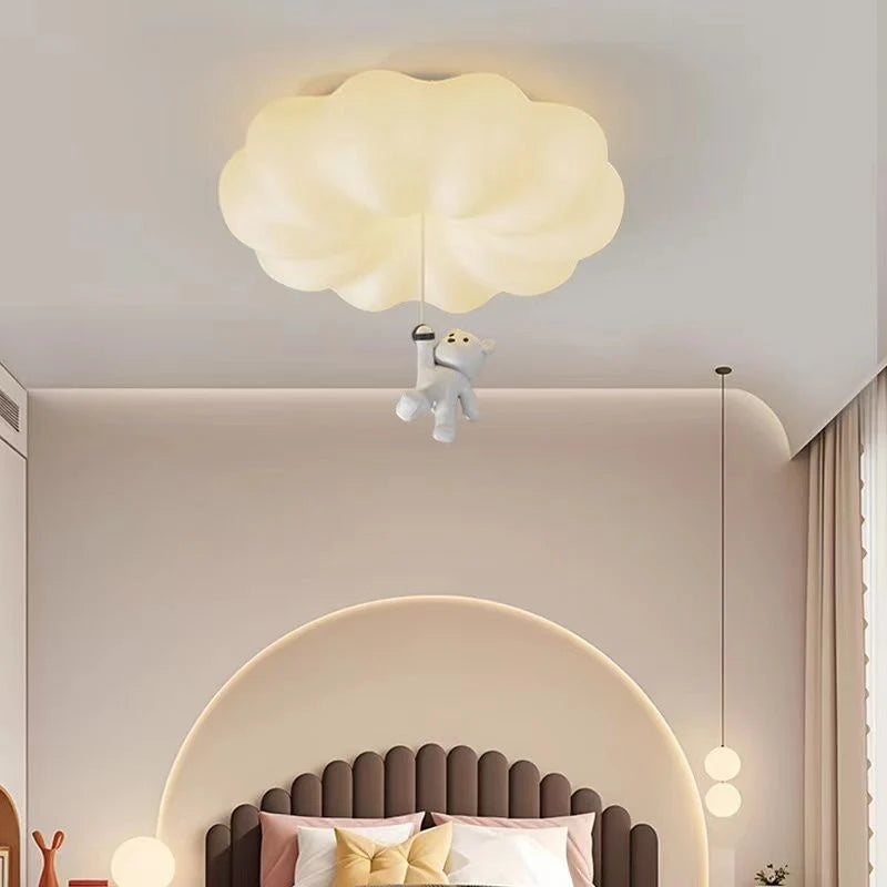 Ceiling Light Cloud-Shaped Three-Color Lighting Adjustable Height