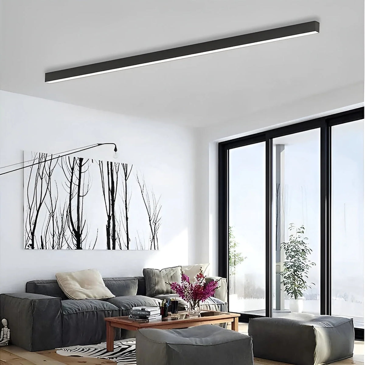 Ceiling Light Linear LED Dimmable Three Color Modes