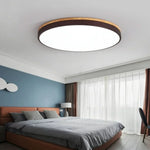Ceiling Light Metal & Natural Wood LED-Compatible 18W