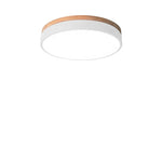Ceiling Light Metal & Natural Wood LED-Compatible 18W