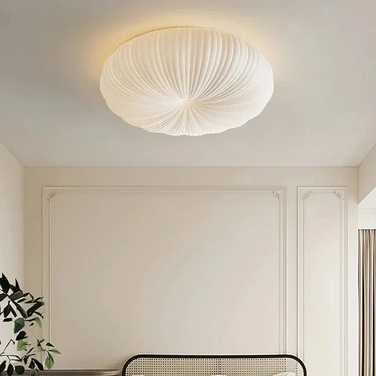 Ceiling Light Pleated Integrated Warm White LED